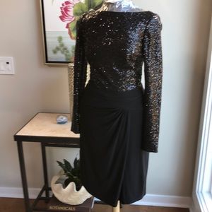 Black evening dress